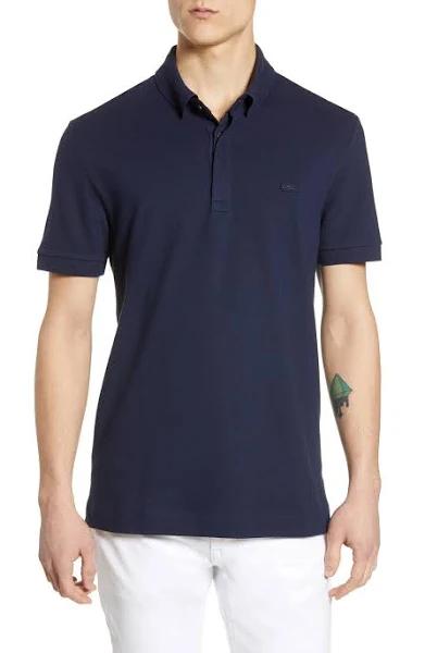 Lacoste Stretch Cotton Paris Polo | Blue | Size XXL | Shopbop Men