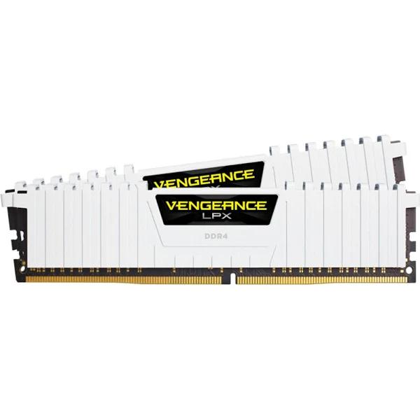 Corsair CMK16GX4M2B3000C15W Vengeance LPX 16GB (2x8GB) DDR4 3000MHz White Memory