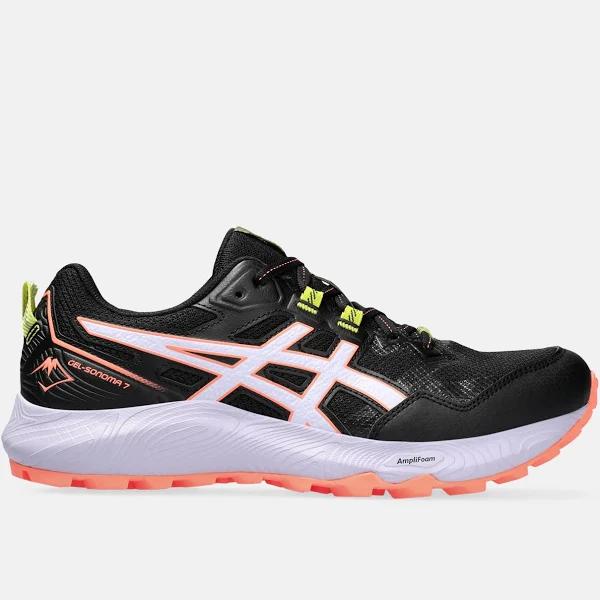 ASICS GEL-Sonoma 7 Womens Trail Running Shoe - Black/Faded Ash Rock