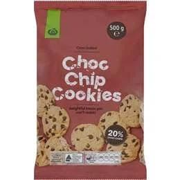 Woolworths Chocolate Chip Cookies 500g