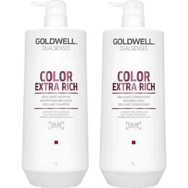 Goldwell Dualsenses Color Extra Rich Brilliance Shampoo & Conditioner 1L Duo