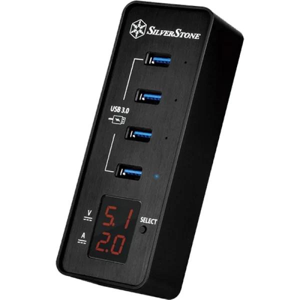 Silverstone EP03 USB 3.0 4 Port Hub and Charging Station [SST-EP03 V2]