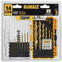 DeWalt DW1354 14-piece Titanium Drill Bit Set