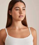 Lily Loves Pointelle Cami - White - 8 - AfterPay & zipPay Available