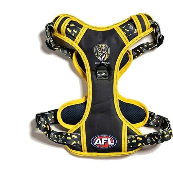 AFL Dog Harness Large / Richmond Tigers