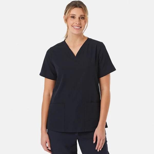 Kmart Workwear Short Sleeve Scrub Top-Navy Size: 14