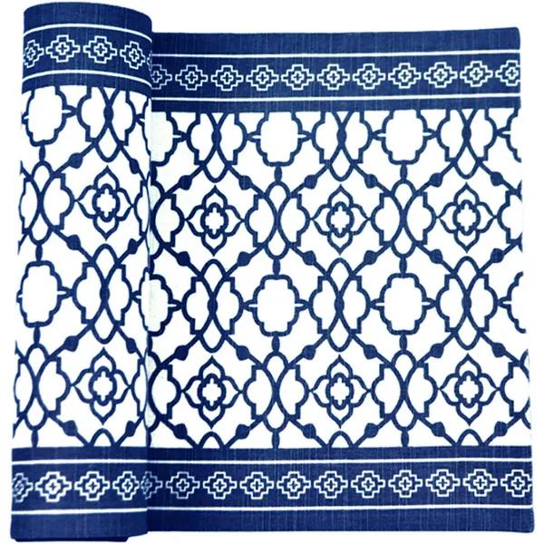 Rans Cotton Vintage Table Runner - Indigo