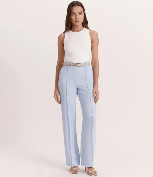 Saba Dharma Wide Leg Pant in Lightt Blue, Size 6 AU