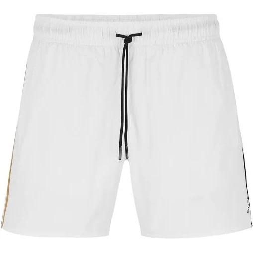 Boss Iconic 10239741 01 Swimming Shorts White 2XL Man