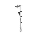 Caroma Luna Multifunction Rail Shower with Overhead - Black