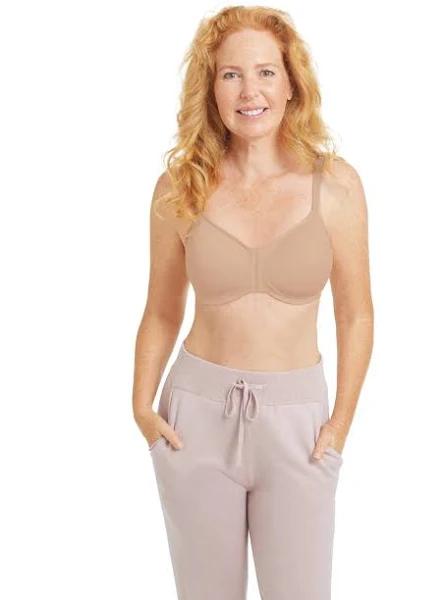 Amoena Mara Front Fastening Pocketed Mastectomy Prosthesis Nude Bra 20D