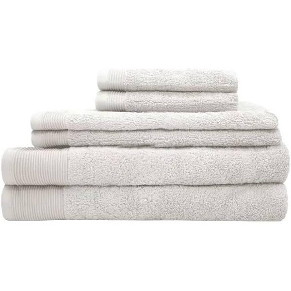 Lotus Bath Towel Set, Silver | Bambury