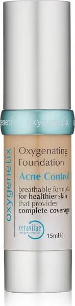 Oxygenetix Oxygenating Acne Control Foundation (15ml) Honey