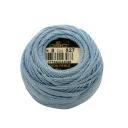 DMC Pearl Cotton Ball Size 8 87yd Very Light Blue