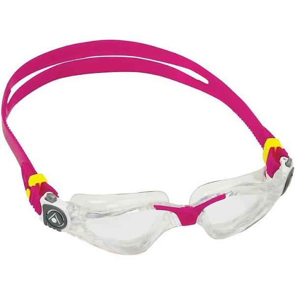 Aquasphere Kayenne Clear Swimming Goggles Transparent/Raspberry One Size Mixed Swimming Goggles