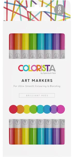 Colorista - Art Markers - Brilliant Hues - 8 Piece Set