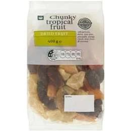 Woolworths Tropical Dried Fruit Snack Mix 400g