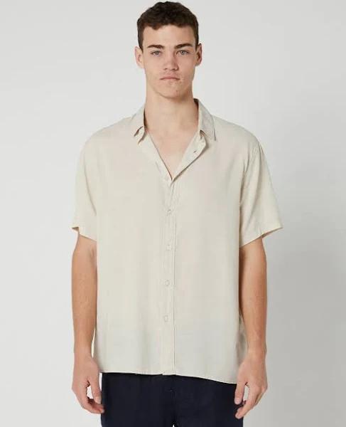 Academy Brand Stevens SS Shirt Cream, S