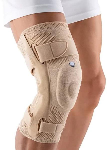 Bauerfeind GenuTrain S Knee Support, 5 / Left Leg / Nature