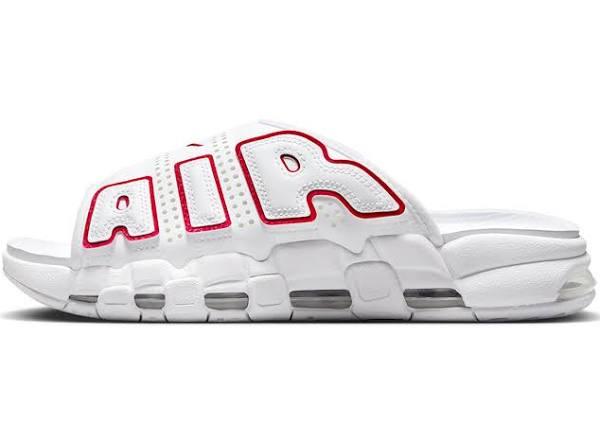 Nike Air More Uptempo Slide White University Red