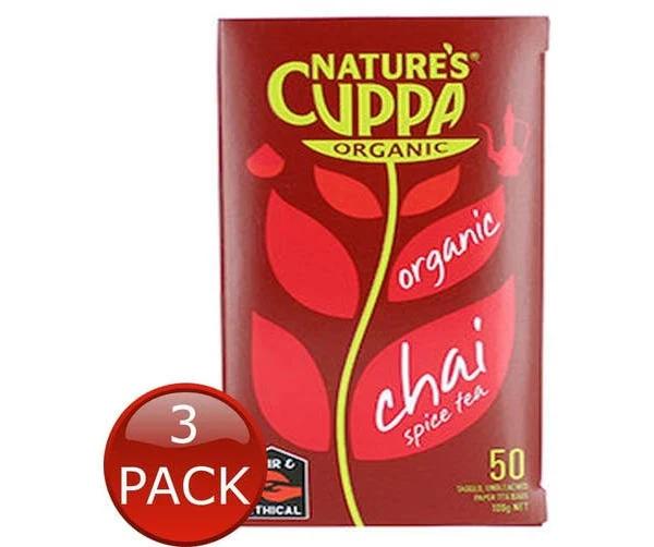 Nature's Cuppa Organic Chai Spice Tea 50 Teabags