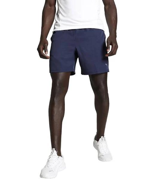 Puma Men's Performance Woven 7" Shorts (Peacoat, Size M)