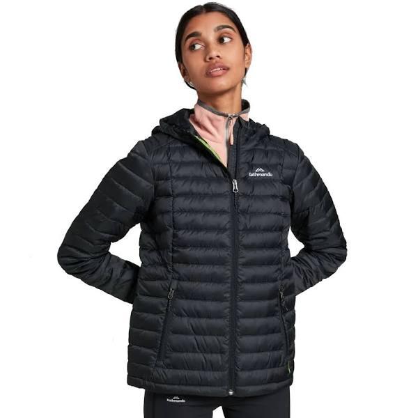 Kathmandu Heli Womens Hooded Down Puffer 600 Fill Lightweight Winter Jacket Women's