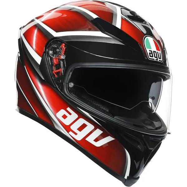 AGV K5 S Tempest Helmet Black Red