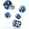 Oakie DOAKIE Dice D6 16 mm GemiDice - Twilight Stone (12)