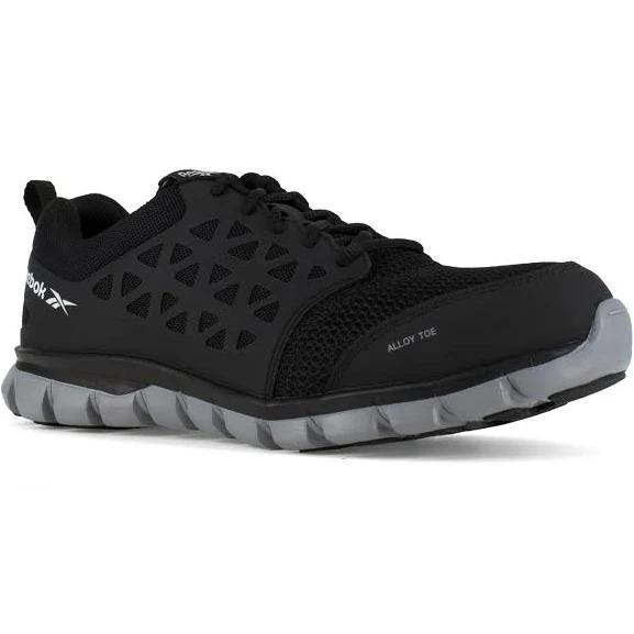 Reebok Men's Rb4041 Sublite Cushion Safety Toe Athletic Work Shoe Black