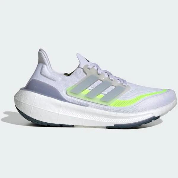 adidas-Ultraboost Light Shoes-Women-Cloud White / Wonder Blue / Lucid Lemon-5