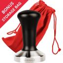 LuxHaus 51mm Espresso Tamper - Premium Barista Coffee Tamper with 100% Flat Stainless Steel Base