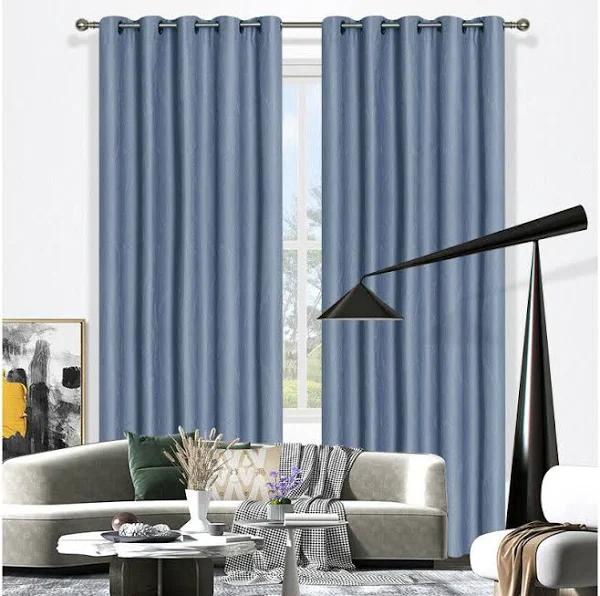 Curtain Wonderland Piper Eyelet Blockout Curtain Single 220cm or 250cm Drop