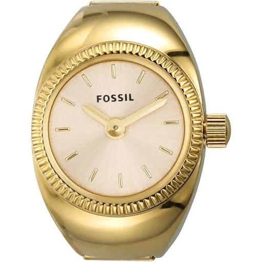 Fossil Women's Ring Watch Watch, Gold, Stainless Steel