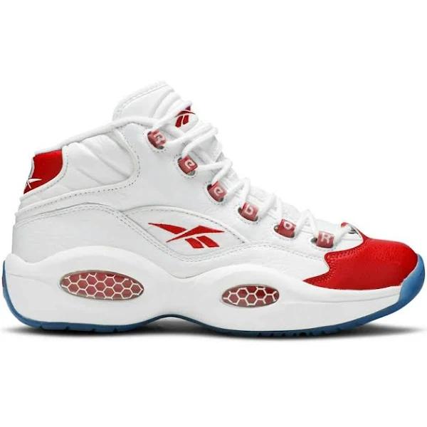 Reebok Question Mid 'White Pearlized Red' 79757 US 9