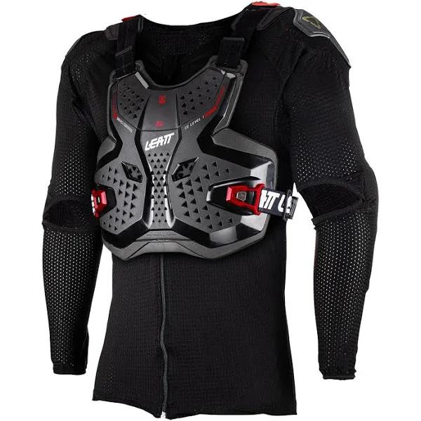 Leatt Youth 3.5 Body Protector - Black/Red - XL