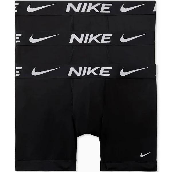 Nike Men's Dri-FIT Essential Micro Boxer Briefs 3-Pack - Black