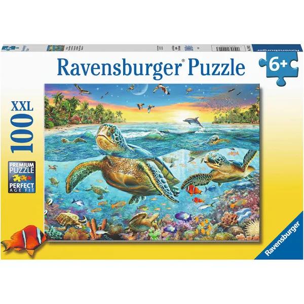 Ravensburger - Swim with Sea Turtles Puzzle 100 Piece