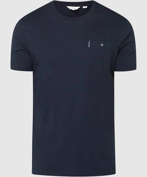 Ben Sherman Organic Signature Pocket Tee Large Dark Navy