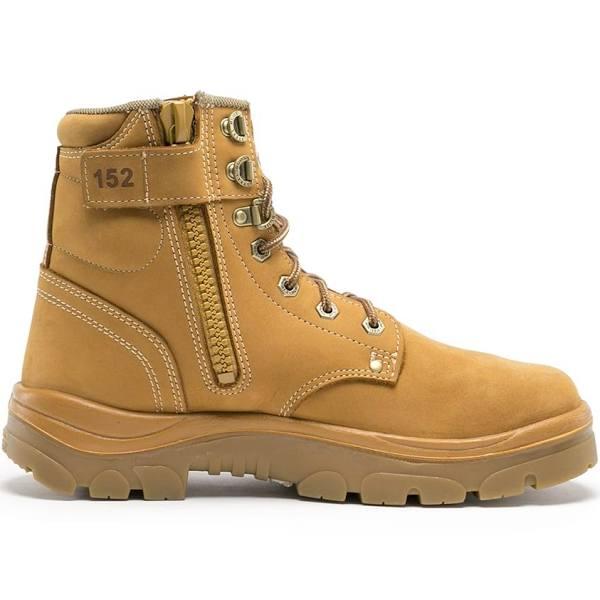 Steel Blue 312152 Argyle Zip Scuff TPU Safety Boot - Wheat 12.5