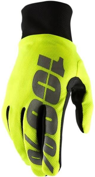 100 Percent - Hydromatic Neon Yellow Waterproof Gloves