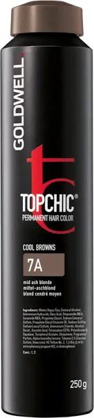 Goldwell Topchic Permanent Hair Color Permanent Hair Color 250ml, 7/A - middle-ash Blond