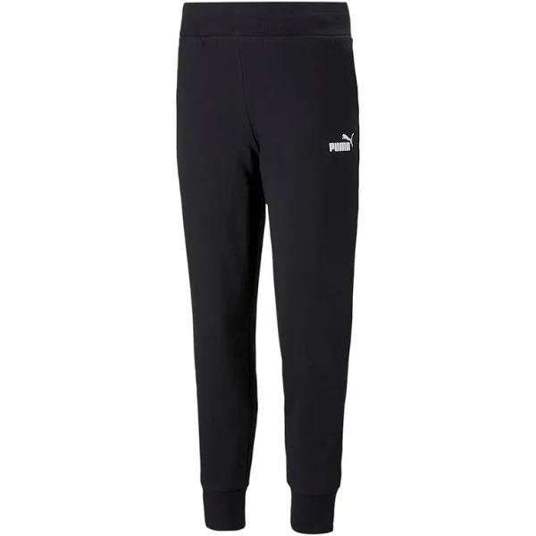 Puma Essentials Cat Logo trackies in Black