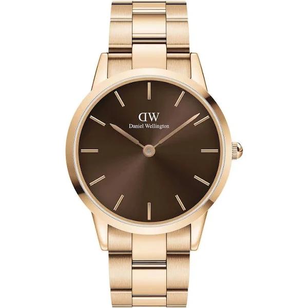 DW00100461 Daniel Wellington Iconic Link Amber Rose Gold 36mm Watch