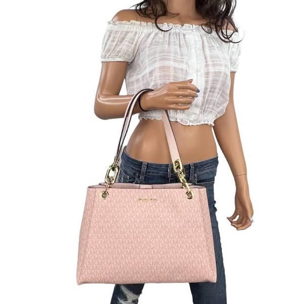 Michael Michael Kors Bags | Michael Kors Large Trisha Shoulder Bag | Color: Pink | Size: Os | Laura_Canas's Closet