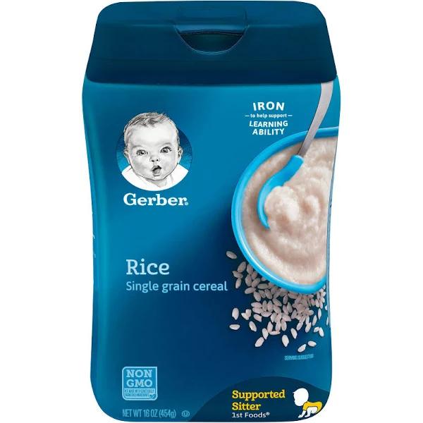 Gerber Rice Single Grain Cereal 1st Foods 16 oz (454 g)