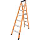 CITECO 2.1 - 3.8m 150kg Industrial Dual Purpose Fibreglass Ladder