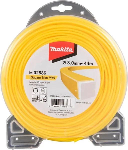 Makita Square Trim Pro Yellow Line 3mm x 44m E-02886