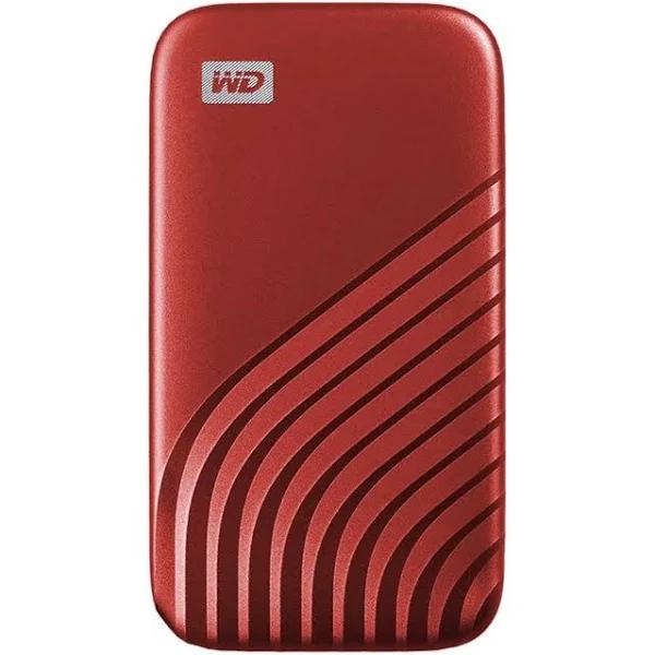 WD My Passport Portable SSD - 500GB Red