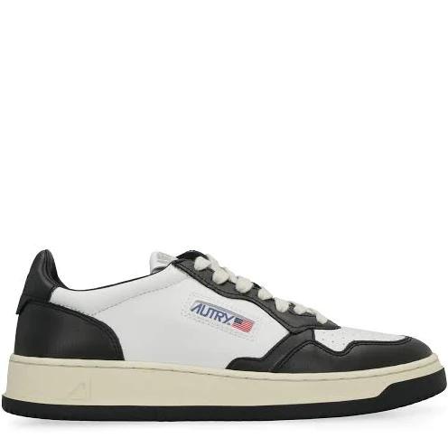 Autry Black & White Medalist Low Sneakers